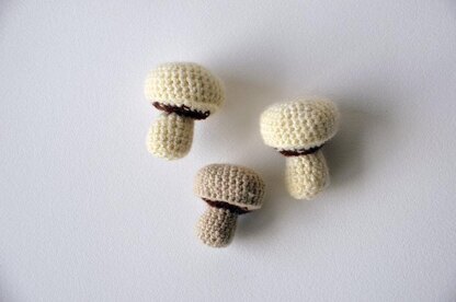 Mushroom Crochet Pattern, Mushroom Amigurumi, Food Amigurumi, Vegetable Crochet Pattern