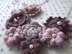 Purple and Lavender Puff Flower Necklace