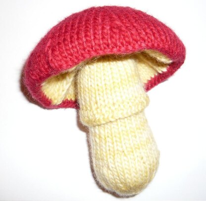 Knitted Mushroom