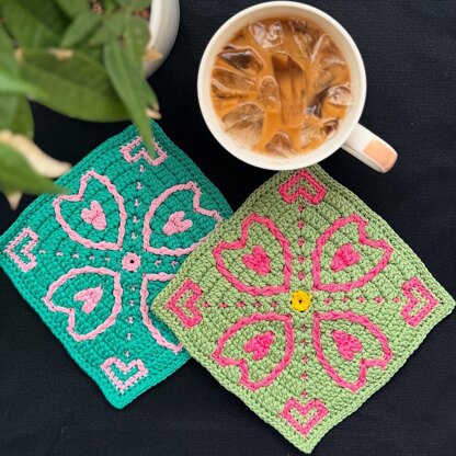 Sakura Mosaic Square