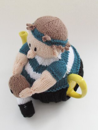 Rugby Player Tea Cosy