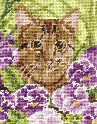 Anchor Cat Needlepoint Starters Kit