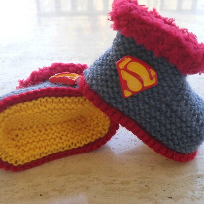 Baby Superman Booties