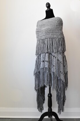 Ombre Poncho & Cowl