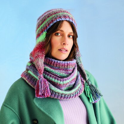 Sirdar 10709 Anemone Hat & Snood PDF