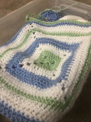 First baby blanket of 2018