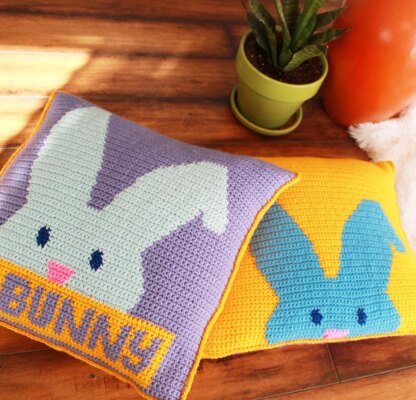 Easter Bunny Pillow & Banner