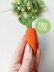 Little carrot, amigurumi food pattern