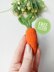 Little carrot, amigurumi food pattern