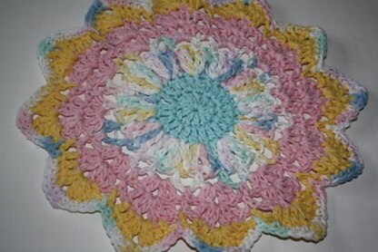 Cotton Candy Dishcloth