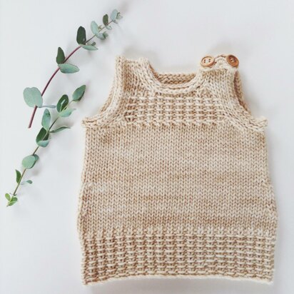 Little Vest or Dress - knitting pattern