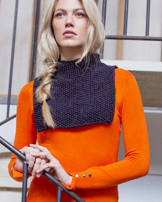 "Julia Collar" - Accessory Knitting Pattern For Women in MillaMia Naturally Soft Aran