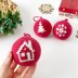 Christmas bauble crochet pattern amigurumi Christmas tree ornament