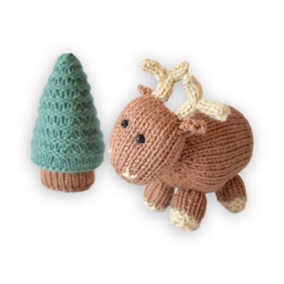 René the Reindeer - knitting pattern