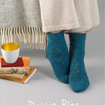 Enya Socks - Knitting Pattern For Women in Debbie Bliss Toast