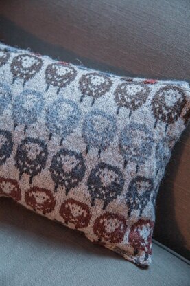 Fairisle Sheep Cushion