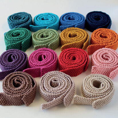Knitted Tie in Sirdar Cotton DK