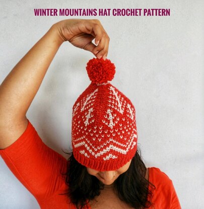 Winter Mountains Hat