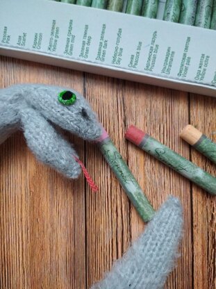 Snake Toy Knitting Pattern