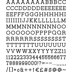 American Crafts DCWV Letterboard Letters & Characters 1" 188/Pkg - Black