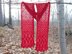 Cranberry Sauce Lace Scarf