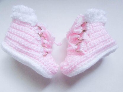 Baby Booties Fur Topped