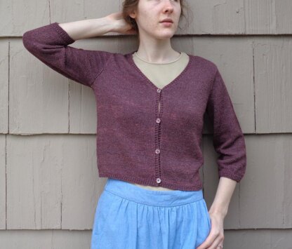 Fig Cardigan