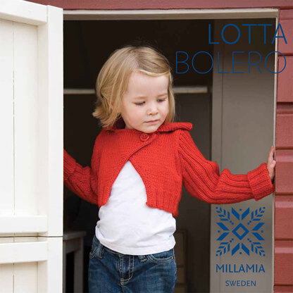 "Lotta Bolero" - Bolero Knitting Pattern in MillaMia Naturally Soft Merino