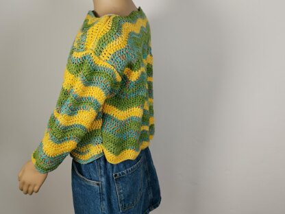 Kids ripple sweater