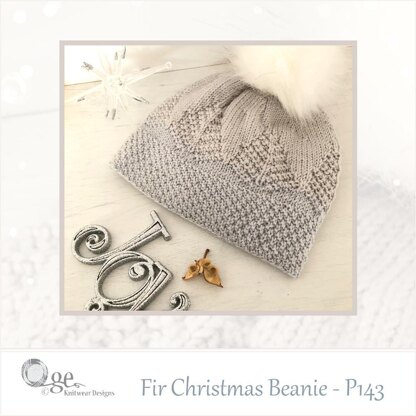 Fir Christmas Beanie - P143