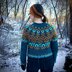 Art Nouveau fairisle sweater