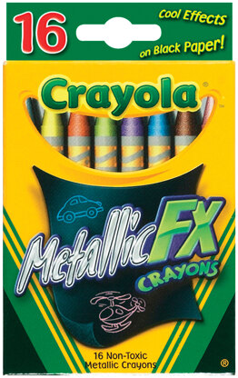 Crayola Metallic FX Crayons - 16/Pkg