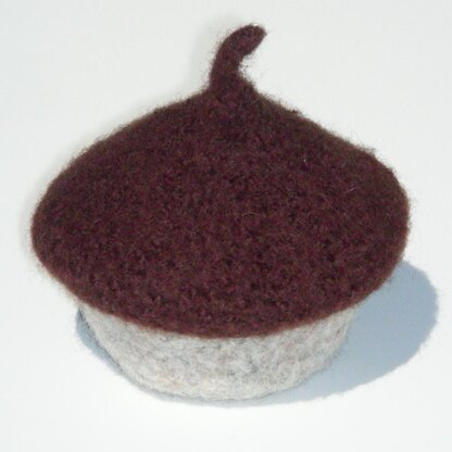 Felted Acorn and Mushroom Catch-all