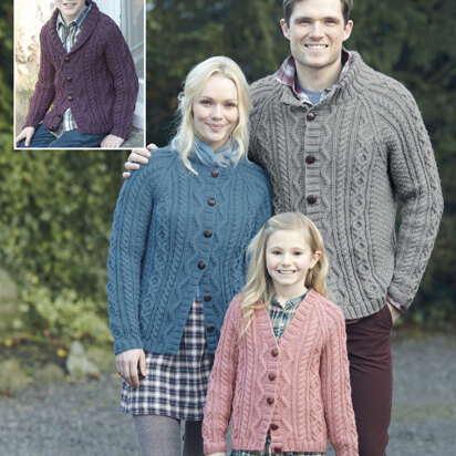 Cardigans in Hayfield Bonus Aran - 7143