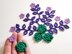 Purple branches and 3d clones knot flowers