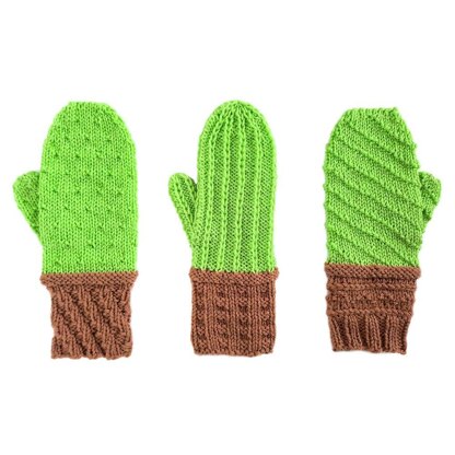 Cactus Mitten Trio