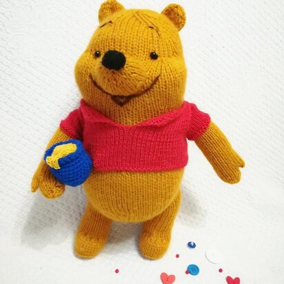 Knitted Winnie the Pooh