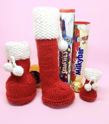 Christmas stocking, smarties/chocolate orange etc