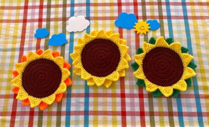 Sunflower coaster by HueLaVive