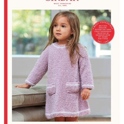 Girls Dress and Hat Sirdar Snuggly Bouclette - 5255 - Downloadable PDF