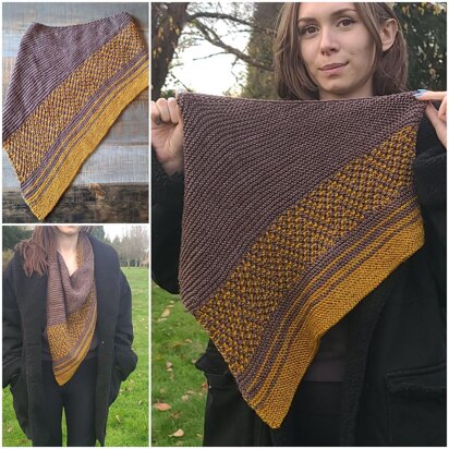 Mosaic Zig Cowl