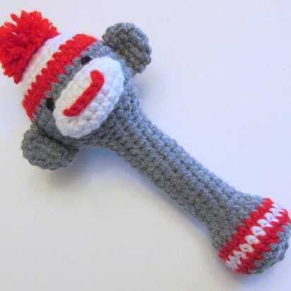 Sock Monkey Rattle