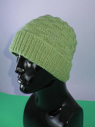 Basket Weave Spring Beanie Hat