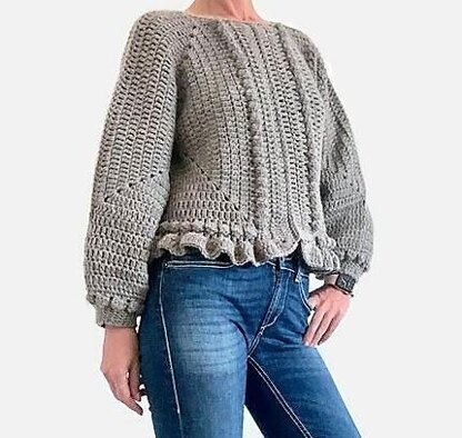 Granny Square Sweater Adult