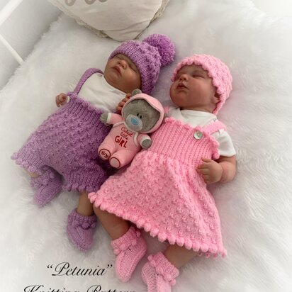 "Petunia" Shorts and dress set - knitting pattern