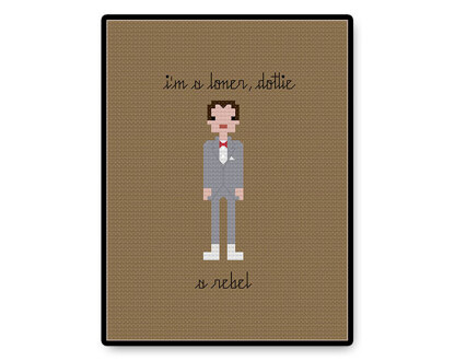 I'm a Loner - PDF Cross Stitch Pattern