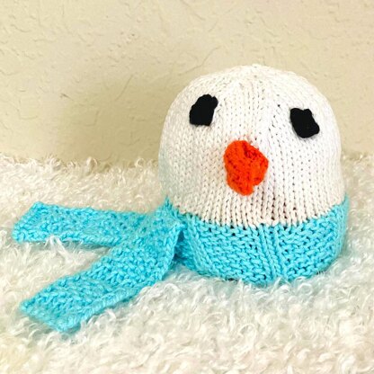 Snowman Baby Hat