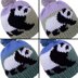 Mom & Cub Panda Hats