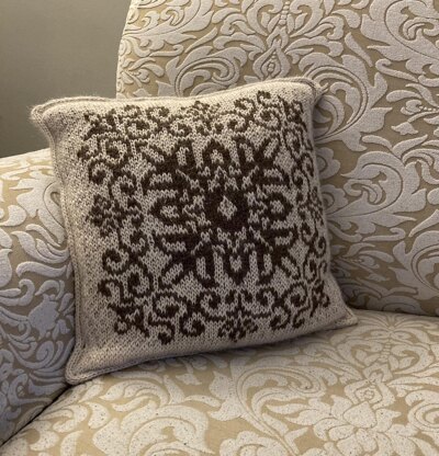 Floral Mandala Pillow Cover