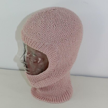 4 Ply Unisex Moss Stitch Balaclava Circular